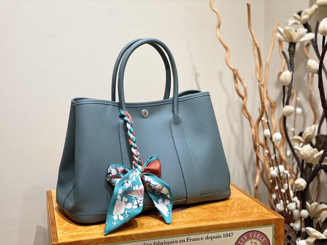 에르메스 가든파티30 블루 앱송